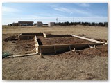 Building up the forms for Dan's observatory.